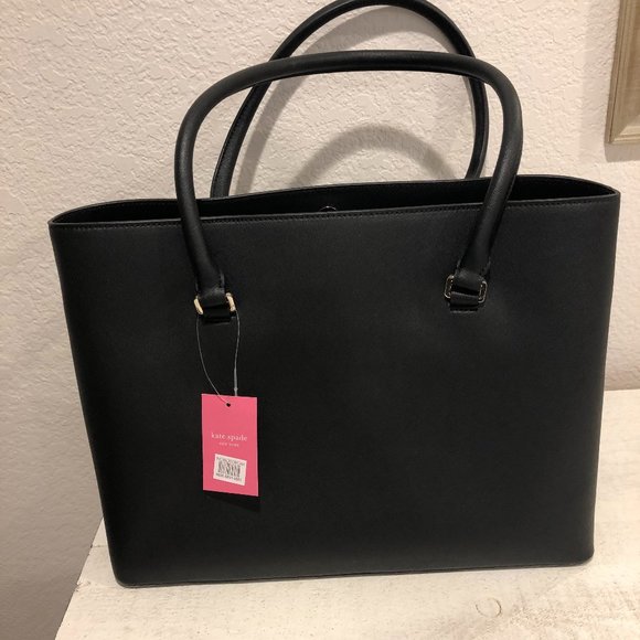 NWT - ♠️ kate spade ♠️ Post Street Halsey Leather Tote - Picture 3 of 3